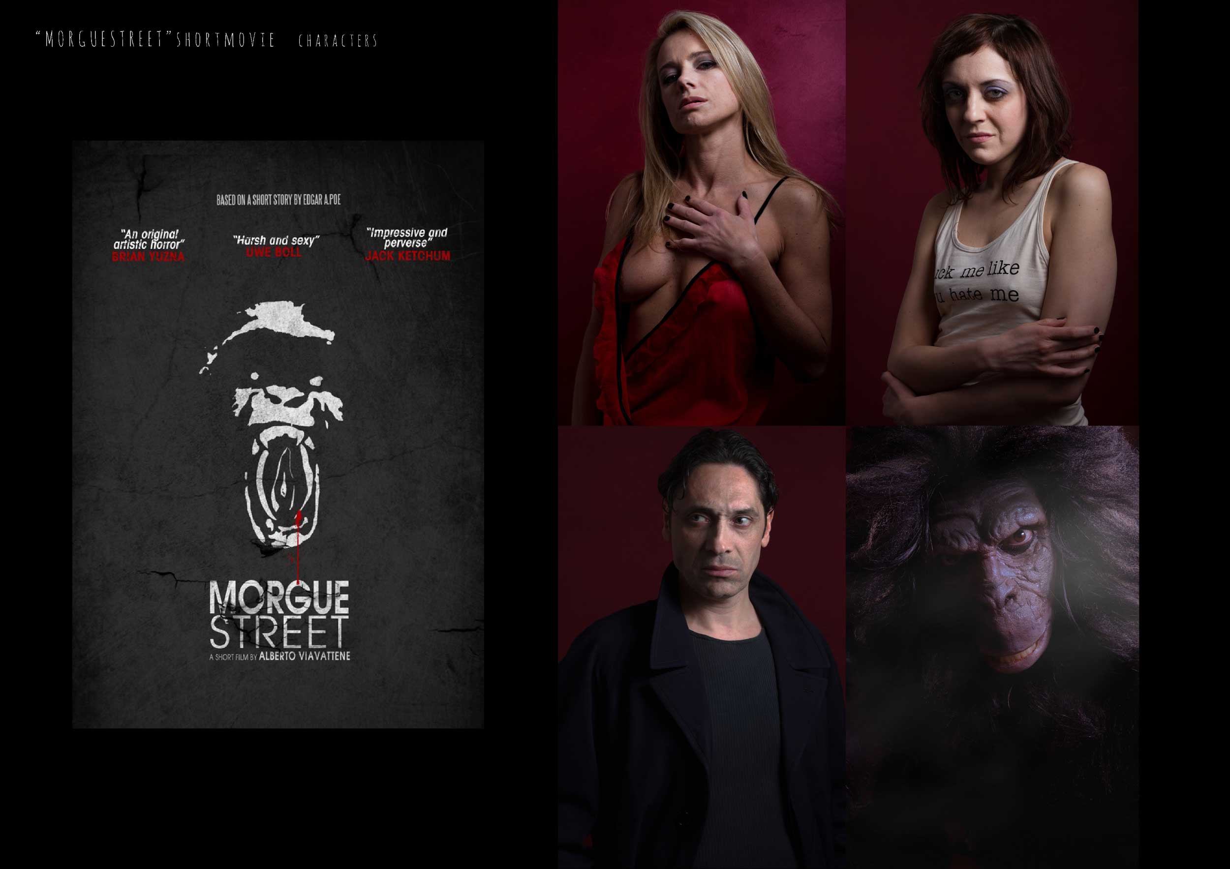 morgue street - characters portraits